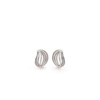 Earrings Annamaria Cammilli Woman VELAA WAVES in Gold Diamante 0.25 Ct GOR3355W - GOR3355W